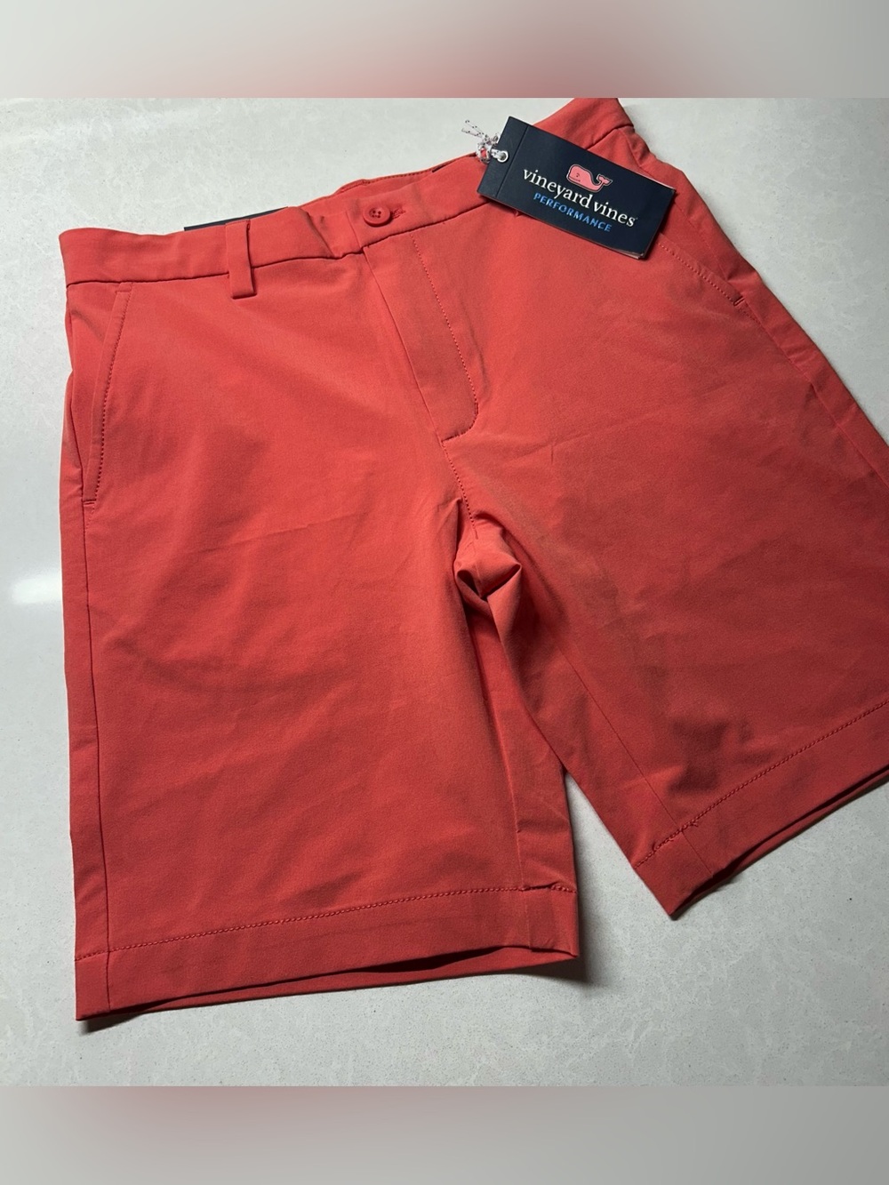 Vineyard Vines Kids Coral Performance Shorts NWT!